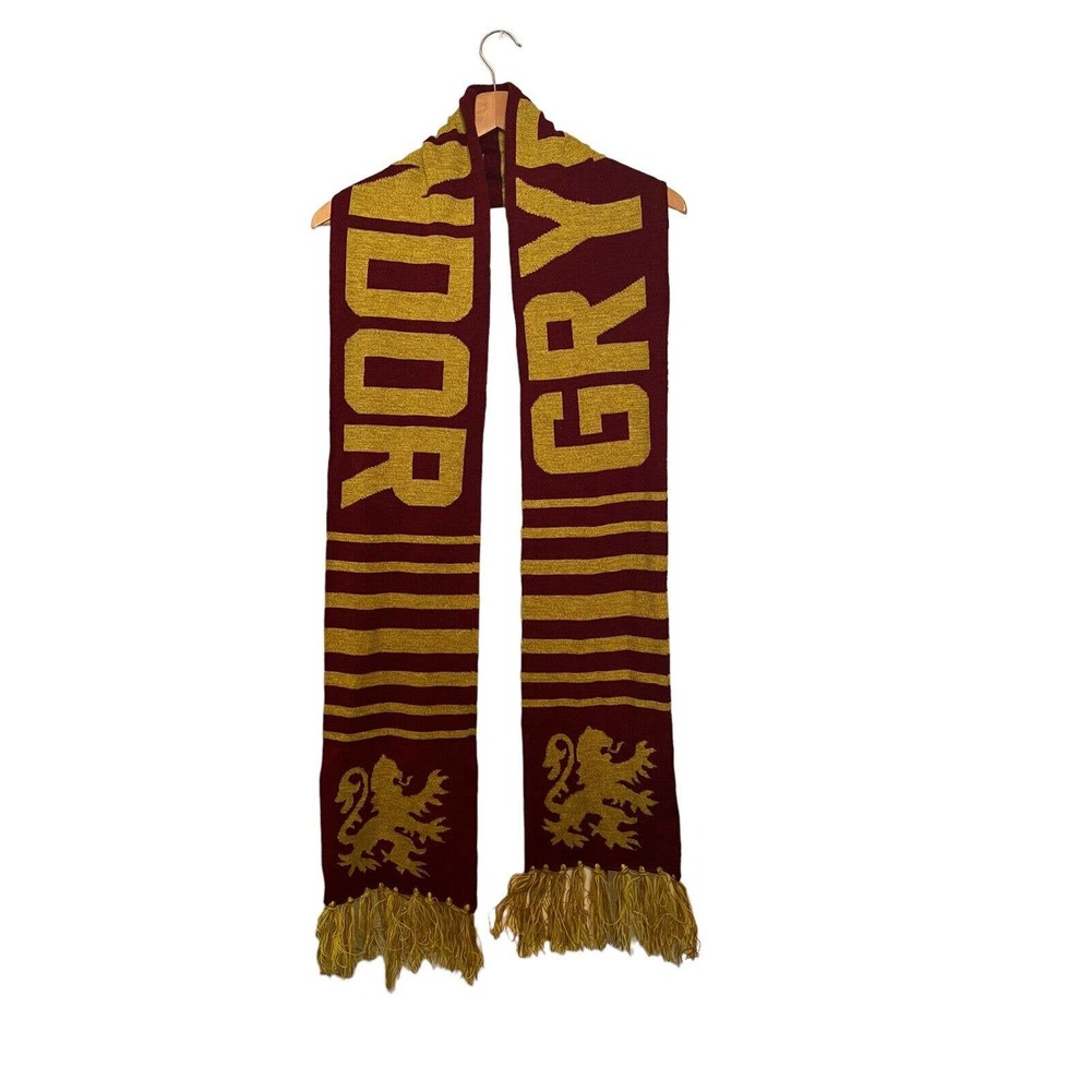 Harry Potter Gryffindor Knit Soft Warm Winter Thicken Costume Scarf Gift